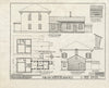 Blueprint HABS MICH,38-GRALA,1- (Sheet 1 of 3) - Hiram Smith House & Barn, Michigan & Wolf Lake Roads, Grass Lake, Jackson County, MI