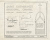 Blueprint HABS MICH,33-WILTO,1- (Sheet 1 of 6) - St. Katherine's Episcopal Chapel, 4650 Meridian Road, Williamston, Ingham County, MI