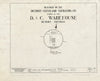 Blueprint HABS MICH,82-DETRO,15- (Sheet 0 of 7) - Detroit & Cleveland Navigation Company Warehouse, Wayne Street, Detroit, MI