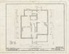 Blueprint HABS MICH,13-Marsh,8- (Sheet 2 of 5) - Abner Baker House, 318 West Mansion Street, Marshall, Calhoun County, MI