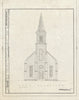 Blueprint HABS MICH,23-VERVI,2- (Sheet 3 of 7) - First Congregational Church, South Main & West Main Streets, Vermontville, Eaton County, MI