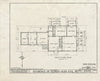 Blueprint HABS MICH,47-Rush,1- (Sheet 1 of 7) - Alonzo Olds House, 10084 Rushton Road, Rushton, Livingston County, MI