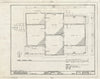 Blueprint HABS MO,42-DEEP.V,4- (Sheet 2 of 4) - Moses Gaskill House, Route W Vicinity, Deepwater, Henry County, MO
