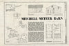 Blueprint HABS MO,69-VICT.V,2- (Sheet 1 of 2) - Mitchell Meeter Barn, State Route 154 Vicinity, Victor, Monroe County, MO