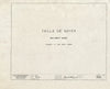 Blueprint HABS MO,95-Flori.V,2- (Sheet 0 of 10) - Taille de Noyer, 400 Taille de Noyer, Florissant, St. Louis County, MO