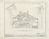 Blueprint HABS MO,95-Flori.V,2- (Sheet 6 of 10) - Taille de Noyer, 400 Taille de Noyer, Florissant, St. Louis County, MO