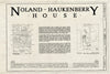 Blueprint HABS MO,48-INDEP,8- (Sheet 1 of 12) - Noland-Haukenberry House, 216 North Delaware Street, Independence, Jackson County, MO