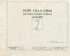 Blueprint HABS Miss,1-Natch.V,7- (Sheet 0 of 7) - Hope Farm (Villa), Auburn Avenue & Homochitto Street, Natchez, Adams County, MS