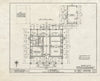 Blueprint HABS Miss,1-Natch.V,2- (Sheet 1 of 7) - D'Evereux, Natchez, Adams County, MS