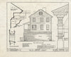 Blueprint HABS Miss,1-Natch,7- (Sheet 3 of 3) - 311-313 Market Street (Parish House), Natchez, Adams County, MS