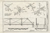 Blueprint Isometric Details, Elevation-East Half, Section AA - Bay Springs Bridge, Spanning Mackey's Creek, Dennis, Tishomingo County, MS