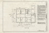 Blueprint HABS Miss,25-Jack,7- (Sheet 3 of 10) - Manship House, Northwest & Fortification Streets, Jackson, Hinds County, MS