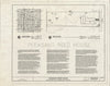 Historic Pictoric : Blueprint Cover Sheet with site Plan and Location map - Pleasant Reed House, 386 Beach Boulevard (Moved from 928 Elmer Street), Biloxi, Harrison County, MS
