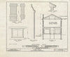 Historic Pictoric : Blueprint HABS Mont,1-BRAN,2- (Sheet 5 of 9) - Beaverhead County Courthouse, North Side of Main Street, Bannack, Beaverhead County, MT