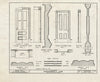 Historic Pictoric : Blueprint HABS Mont,2-CUST,1- (Sheet 8 of 12) - Superintendent's Lodge, Crow Agency, Big Horn County, MT