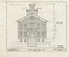Historic Pictoric : Blueprint HABS Mont,29-VIRG,3- (Sheet 6 of 20) - Madison County Courthouse, Wallace Street, Virginia City, Madison County, MT