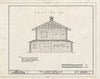 Historic Pictoric : Blueprint HABS Mont,30-Whit.V,1- (Sheet 6 of 7) - Fort Logan, Blockhouse, White Sulphur Springs, Meagher County, MT