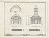 Historic Pictoric : Blueprint HABS Mont,41-STEV,1- (Sheet 7 of 15) - St. Mary's Mission (Roman Catholic), Stevensville, Ravalli County, MT
