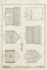 Historic Pictoric : Blueprint Elevations, Section and Plan - Grant-Kohrs Ranch, Leeds-Lion Barn, Highway 10, Deer Lodge, Powell County, MT