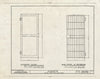 Historic Pictoric : Blueprint HABS NC,16-BEAUF,8- (Sheet 10 of 12) - Old Beaufort Jail, Courthouse Square on Cedar Street, Beaufort, Carteret County, NC