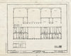 Historic Pictoric : Blueprint HABS NC,34-Beth,1A- (Sheet 12 of 14) - Jones Livestock Barn, Tobaccoville Road (Moved to South Main Street, Old Salem, Winston-Salem), Bethania, Forsyth County, NC