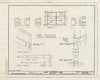 Historic Pictoric : Blueprint HABS NC,34-Beth,1A- (Sheet 14 of 14) - Jones Livestock Barn, Tobaccoville Road (Moved to South Main Street, Old Salem, Winston-Salem), Bethania, Forsyth County, NC