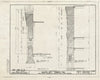 Historic Pictoric : Blueprint HABS NC,36-McAD,1B- (Sheet 6 of 7) - McAden Mill Number 2, Main Street, McAdenville, Gaston County, NC