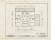 Historic Pictoric : Blueprint HABS NC,41-GREBO,1- (Sheet 6 of 29) - Dunleith, 677 Chestnut Street, Greensboro, Guilford County, NC