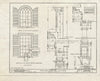 Historic Pictoric : Blueprint HABS NC,25-NEBER,1- (Sheet 5 of 5) - First Presbyterian Church, New & Middle Streets, New Bern, Craven County, NC