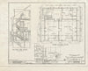 Historic Pictoric : Blueprint HABS NC,25-NEBER,9- (Sheet 3 of 8) - Smallwood-Jones House, 524 East Front Street, New Bern, Craven County, NC