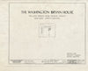 Historic Pictoric : Blueprint HABS NC,25-NEBER,6- (Sheet 0 of 8) - Washington Bryan House & Office, 603 & 605 Pollock Street, New Bern, Craven County, NC