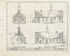 Historic Pictoric : Blueprint HABS NC,34-OLTO,1- (Sheet 2 of 6) - Bethabara Moravian Church, 2147 Bethabara Road (State Route 1681), Old Town, Forsyth County, NC