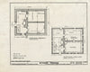 Historic Pictoric : Blueprint HABS NC,34-OLTO,2- (Sheet 3 of 4) - Bethabara Parsonage, U.S. Route 421, Old Town, Forsyth County, NC