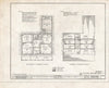 Historic Pictoric : Blueprint HABS NC,34-WINSA,4- (Sheet 2 of 12) - The Tavern, 800 South Main Street, Winston-Salem, Forsyth County, NC
