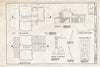 Historic Pictoric : Blueprint HABS NC,32-ORFA,3- (Sheet 1 of 2) - Orange Factory Village, House No. 5, Old Orange Factory Road (State Route 1628), Durham, Durham County, NC