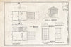Historic Pictoric : Blueprint HABS NC,32-ORFA,5- (Sheet 2 of 2) - Orange Factory Village, House No. 9, Old Orange Factory Road (State Route 1628), Durham, Durham County, NC