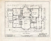 Historic Pictoric : Blueprint HABS NEB,55-LINC,4- (Sheet 2 of 11) - William Jennings Bryan House, 1625 D Street, Lincoln, Lancaster County, NE