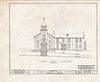 Historic Pictoric : Blueprint HABS NEB,66-NEBCI,3- (Sheet 3 of 6) - St. Benedict Parish Church & School, Clay & Fifth Streets, Nebraska City, Otoe County, NE