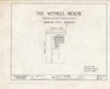 Historic Pictoric : Blueprint HABS NEB,66-NEBCI,4- (Sheet 0 of 7) - Wessell House, Nebraska Avenue & Eighth Street, Nebraska City, Otoe County, NE