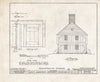 Historic Pictoric : Blueprint HABS NH,8-NEWM,1- (Sheet 18 of 23) - Doe Garrison, Lamprey River & Great Bay, Newmarket, Rockingham County, NH