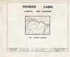 Historic Pictoric : Blueprint HABS NH,5-Camp.V,1- (Sheet 0 of 12) - Pioneer Cabin, Campton Station, Grafton County, NH