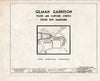 Historic Pictoric : Blueprint HABS NH,8-EX,2- (Sheet 0 of 38) - Gilman Garrison, Water & Clifford Streets, Exeter, Rockingham County, NH