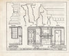 Historic Pictoric : Blueprint HABS NH,8-Port,121- (Sheet 20 of 25) - Colonel Joshua Wentworth House, 121 Hanover Street (Moved to Hancock Street), Portsmouth, Rockingham County, NH