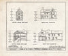 Historic Pictoric : Blueprint HABS NH,8-Port,122- (Sheet 3 of 9) - Michael Whidden House, 117 Deer Street (Moved to High Street), Portsmouth, Rockingham County, NH