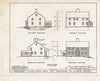 Historic Pictoric : Blueprint HABS NH,8-RY,1- (Sheet 3 of 21) - Amos Seavey House, Beach Boulevard, Rye, Rockingham County, NH