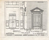 Historic Pictoric : Blueprint HABS NH,8-Sand,1- (Sheet 18 of 42) - Meetinghouse, Phillips Road, Sandown, Rockingham County, NH