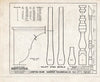 Historic Pictoric : Blueprint HABS NH,8-Sand,1- (Sheet 35 of 42) - Meetinghouse, Phillips Road, Sandown, Rockingham County, NH