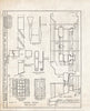 Historic Pictoric : Blueprint HABS NH,9-DUR,1- (Sheet 8 of 15) - General John Sullivan House, Newmarket Road, Durham, Strafford County, NH