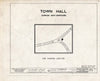 Historic Pictoric : Blueprint HABS NH,9-DUR,2- (Sheet 0 of 22) - Town Hall, Newmarket & Dover Roads, Durham, Strafford County, NH
