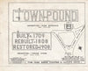 Historic Pictoric : Blueprint HABS NH,9-DUR,3- (Sheet 2 of 2) - Town Pound, Route 108, Durham, Strafford County, NH
